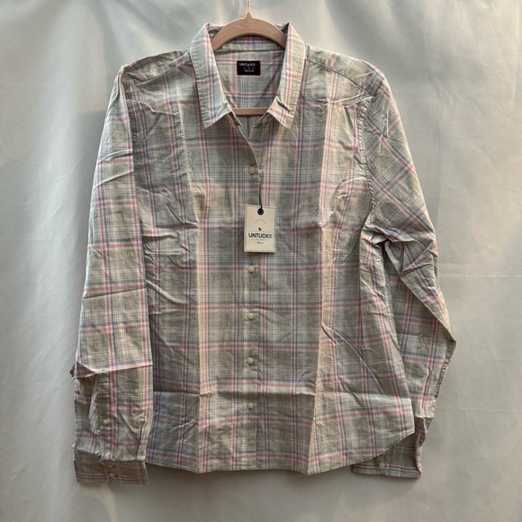 Untuckit Chasseles Button Down Long Sleeve Shirt 18 - Picture 1 of 7